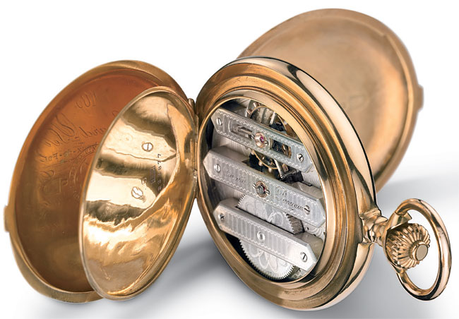 GIRARD-PERREGAUX Turbion cu trei punti de nichel, 1860