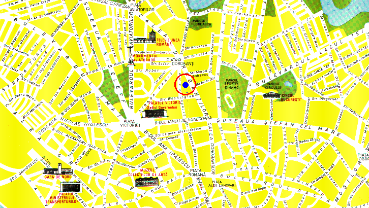 Harta Bucurestiului si pozitia noastra